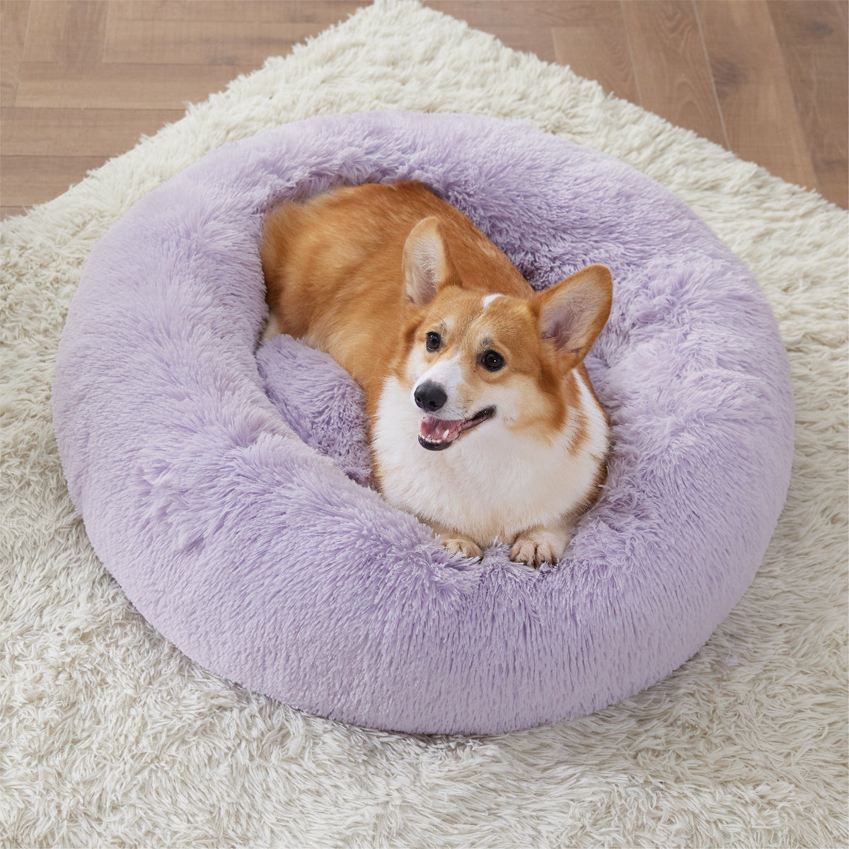 Calming Donut Bed for Dogs and Cats